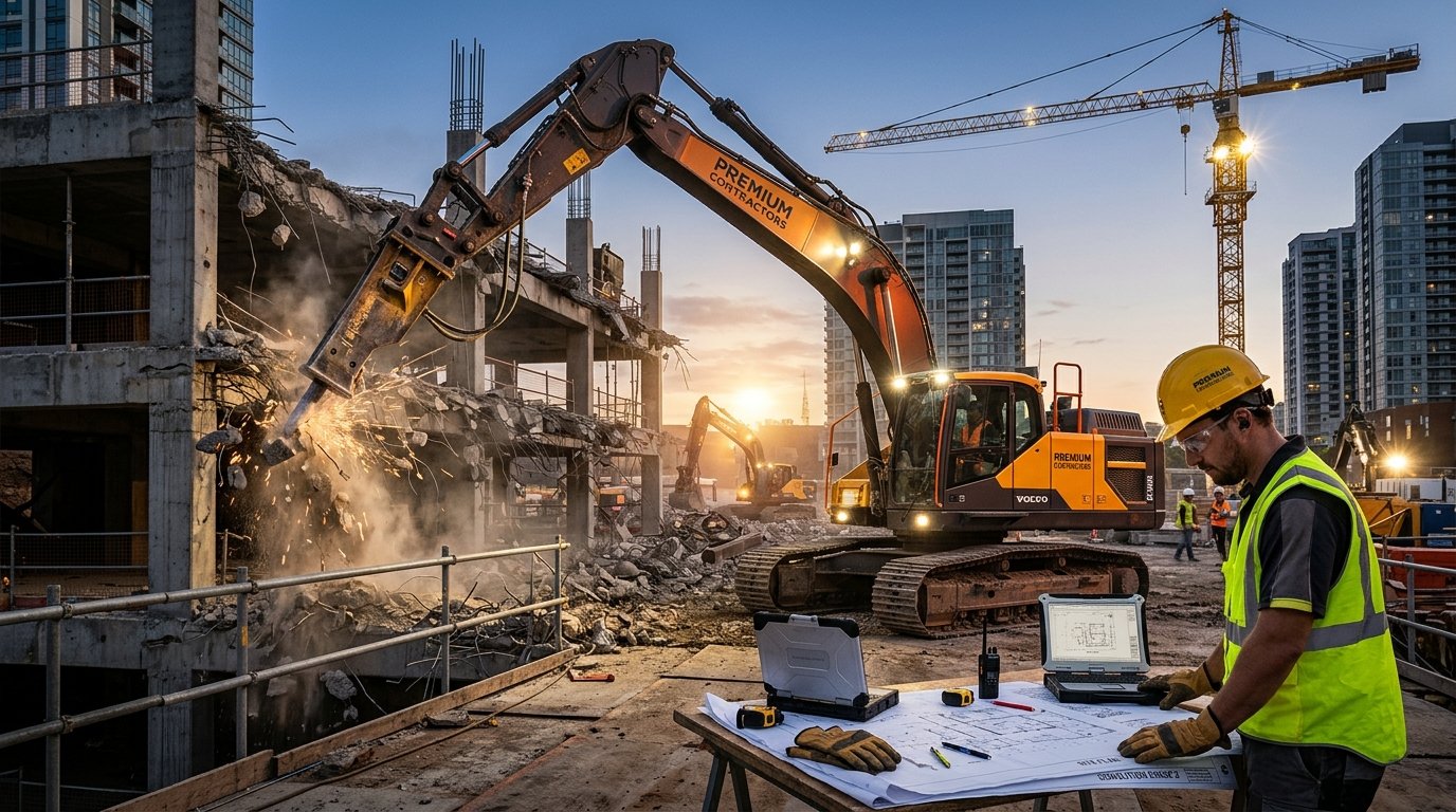 Mohit Enterprises Building Demolition, Excavation and Heavy Machinery Fleet Pune